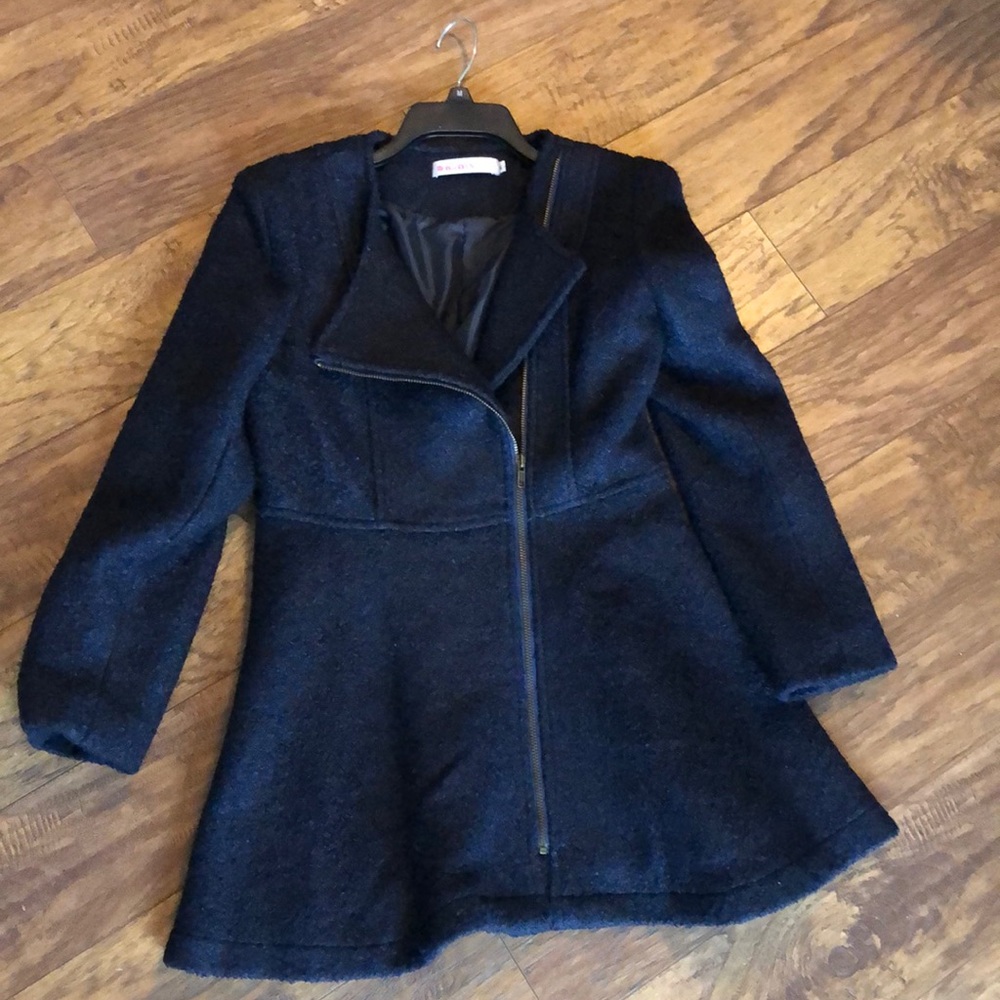 New! Navy preplum dress coat